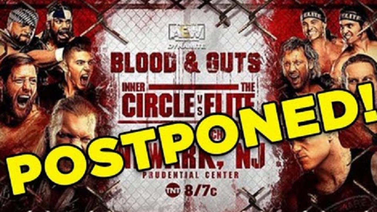 AEW Blood & Guts Match Postponed