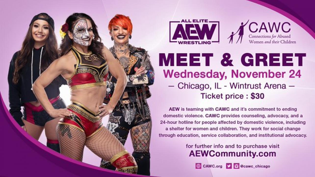 Ruby Soho & Other AEW Stars To Appear At Pre-Dynamite Meet & Greet In Chicago, Adam Cole's New AEW Shirt