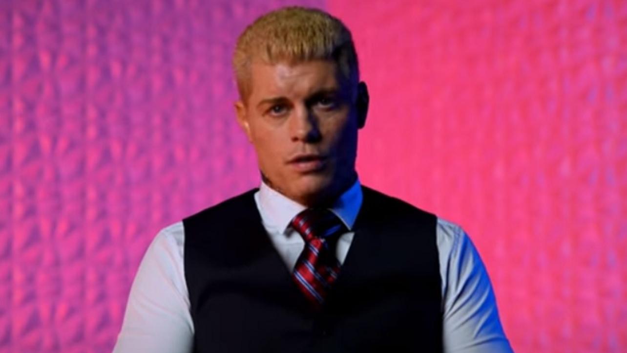 Cody Addresses Fans Upset With Build To AEW Women's Matches, Shida-Rose Expectations At Full Gear