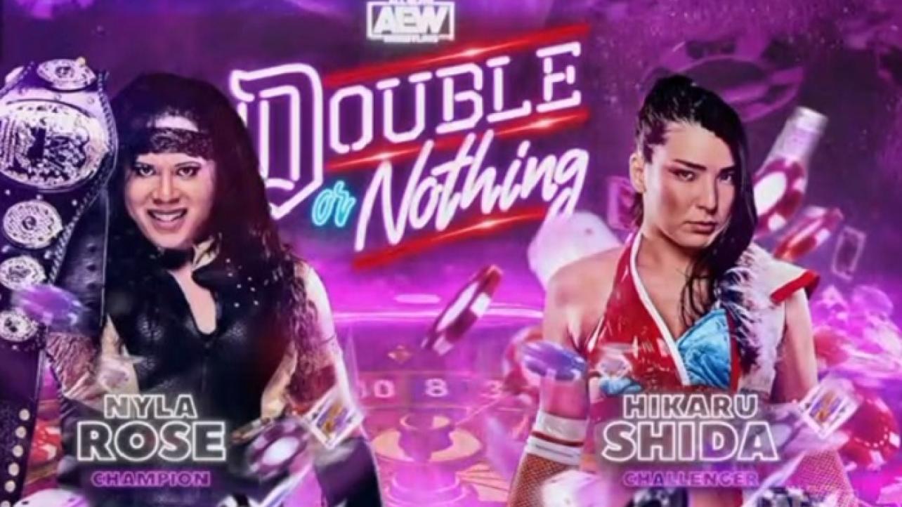 Women's Title Match Announced For AEW Double Or Nothing 2 PPV On 5/23