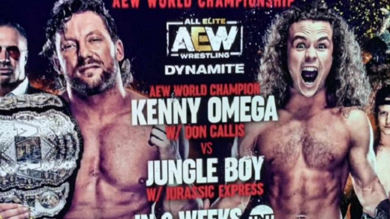 Date For Jungle Boy vs. Kenny Omega AEW World Title Match On Dynamite Revealed