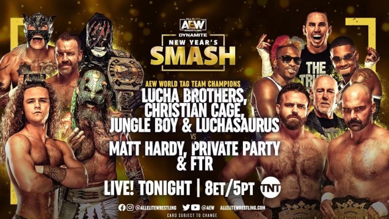 AEW New Year's Smash Tonight On TNT (12/29/2021)