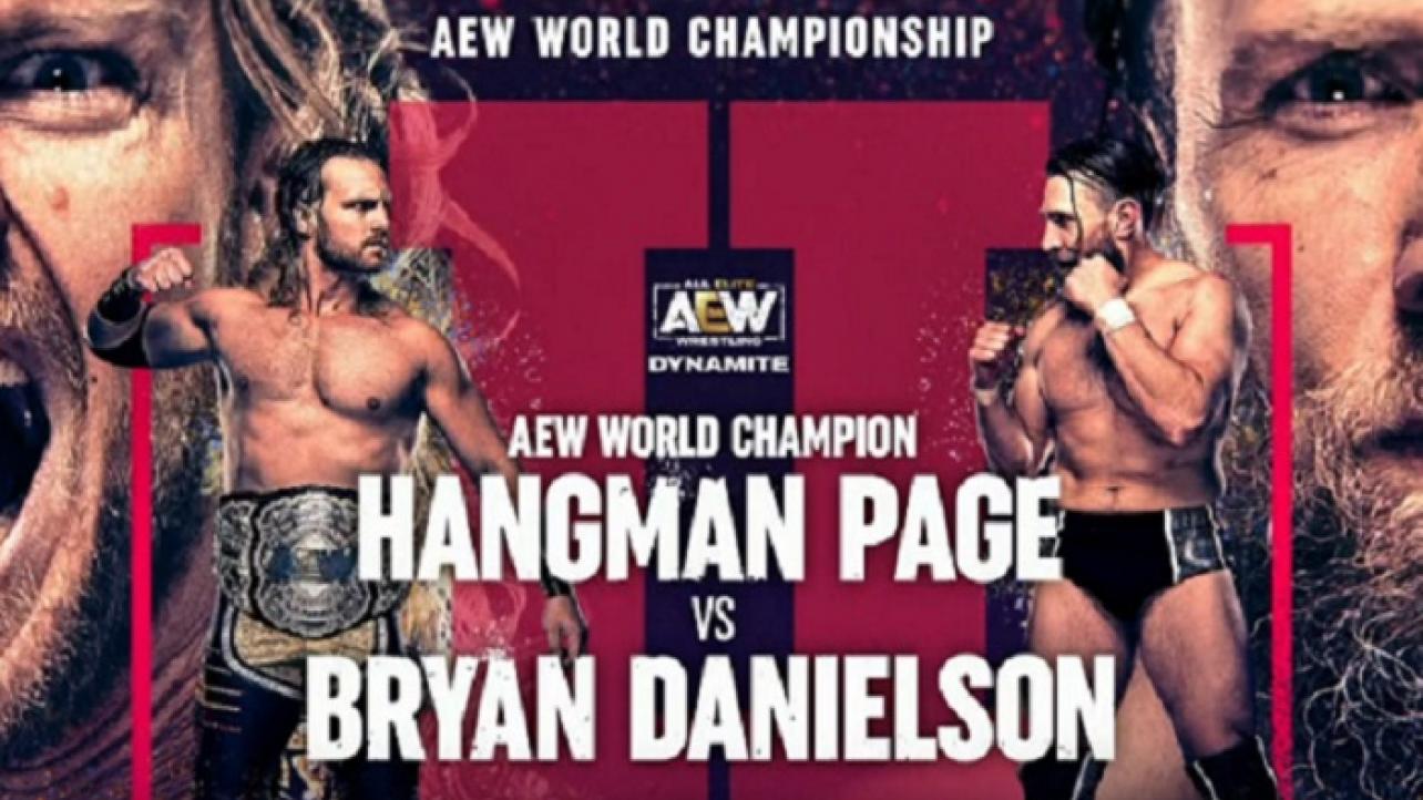 Hangman Page vs. Bryan Danielson Rematch For AEW Title Set For Dynamite On TBS Debut (1/5/2022)