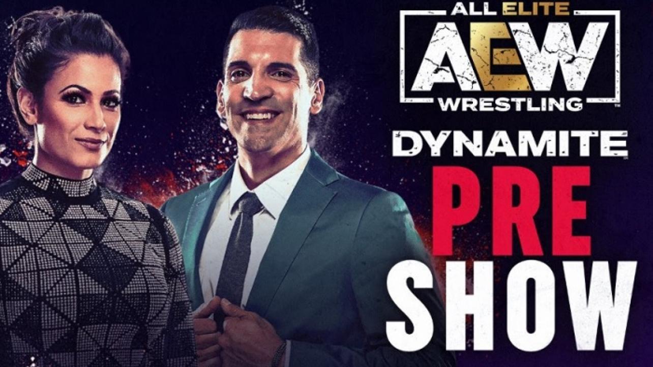 AEW Dynamite Pre-Show For Tonight, Wed., Aug. 25, 2021 (Video)