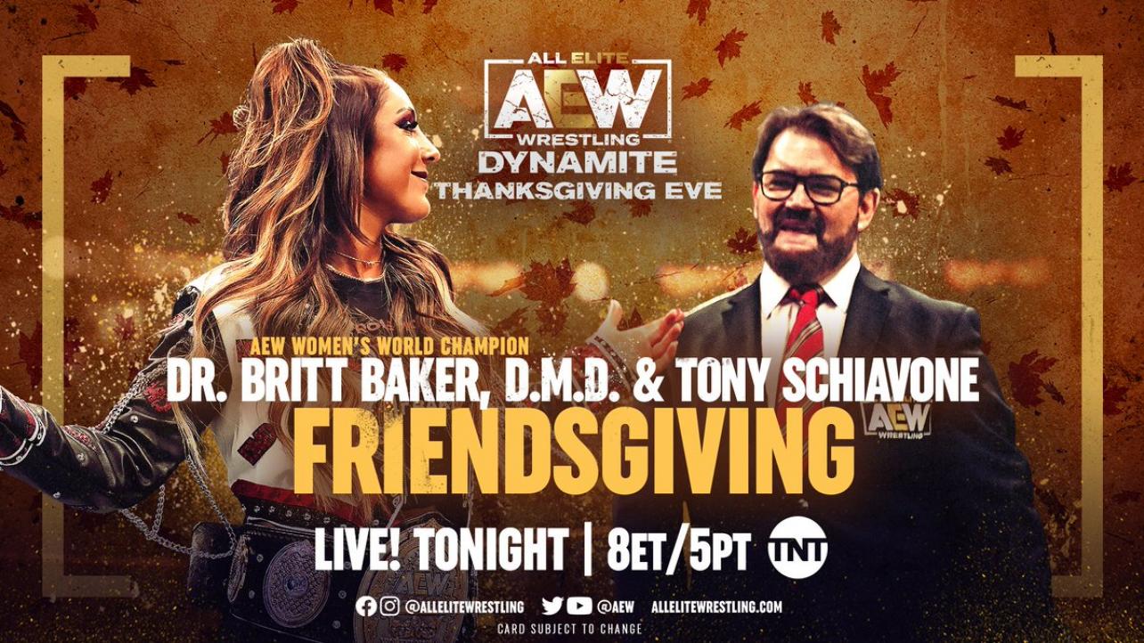 Friendsgiving With Britt Baker Added To Tonight's AEW Dynamite Thanksgiving Eve Show In Chicago