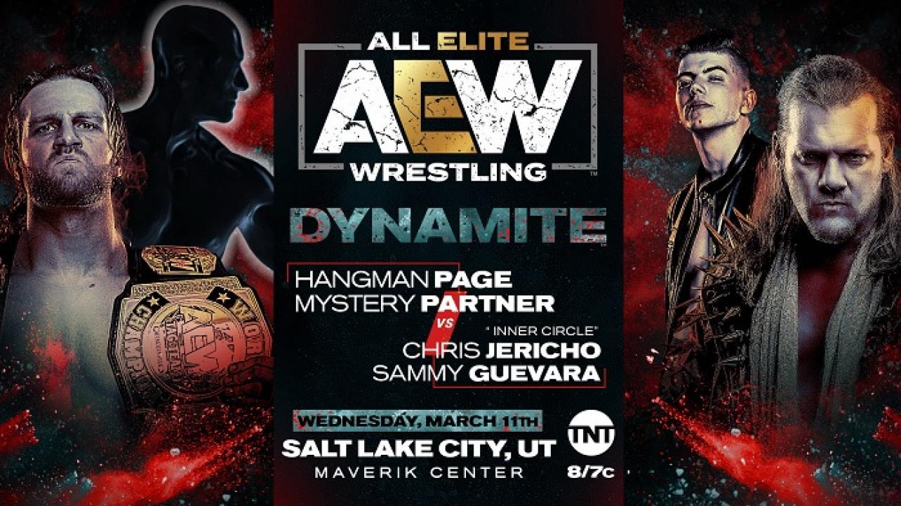 Hangman Page To Reveal Mystery Partner For Match Against Inner Circle At AEW Dynamite In Utah