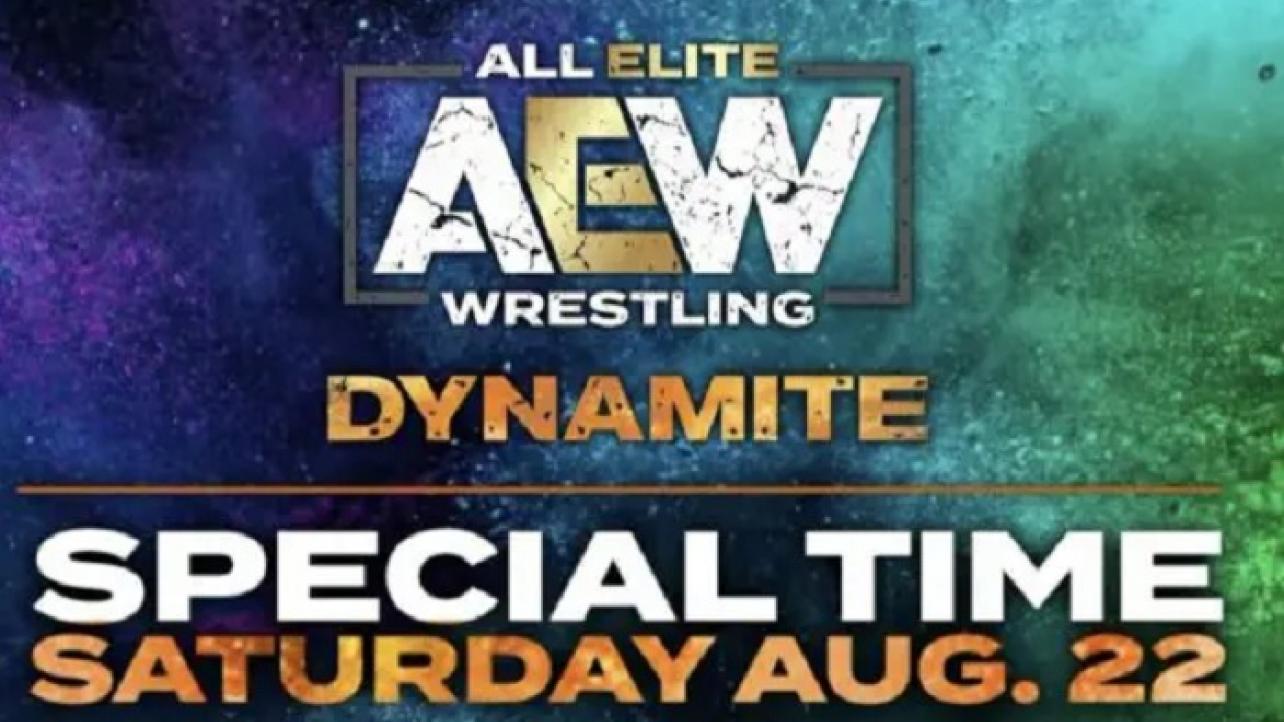 AEW Dynamite On 8/22/2020 At 6:00p.m. Eastern Time