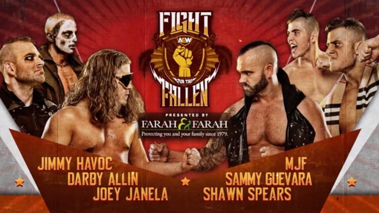 AEW Fight For The Fallen Match Announcement For 7/13 In Jacksonville
