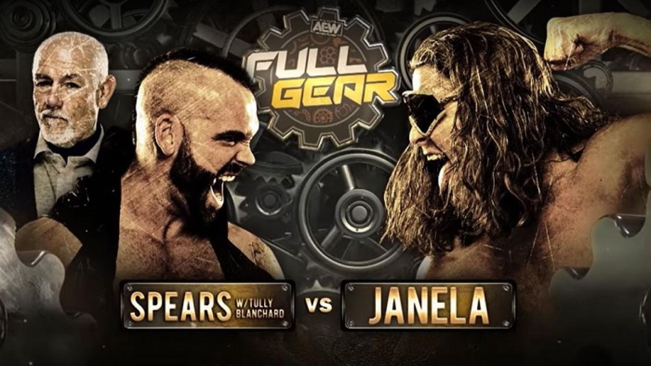 Shawn Spears vs. Joey Janela Officially Added To AEW Full Gear PPV (11/7/2019)