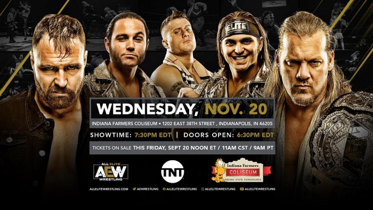 Another AEW On TNT Location Announced, Full Schedule Of Confirmed AEW TV Dates