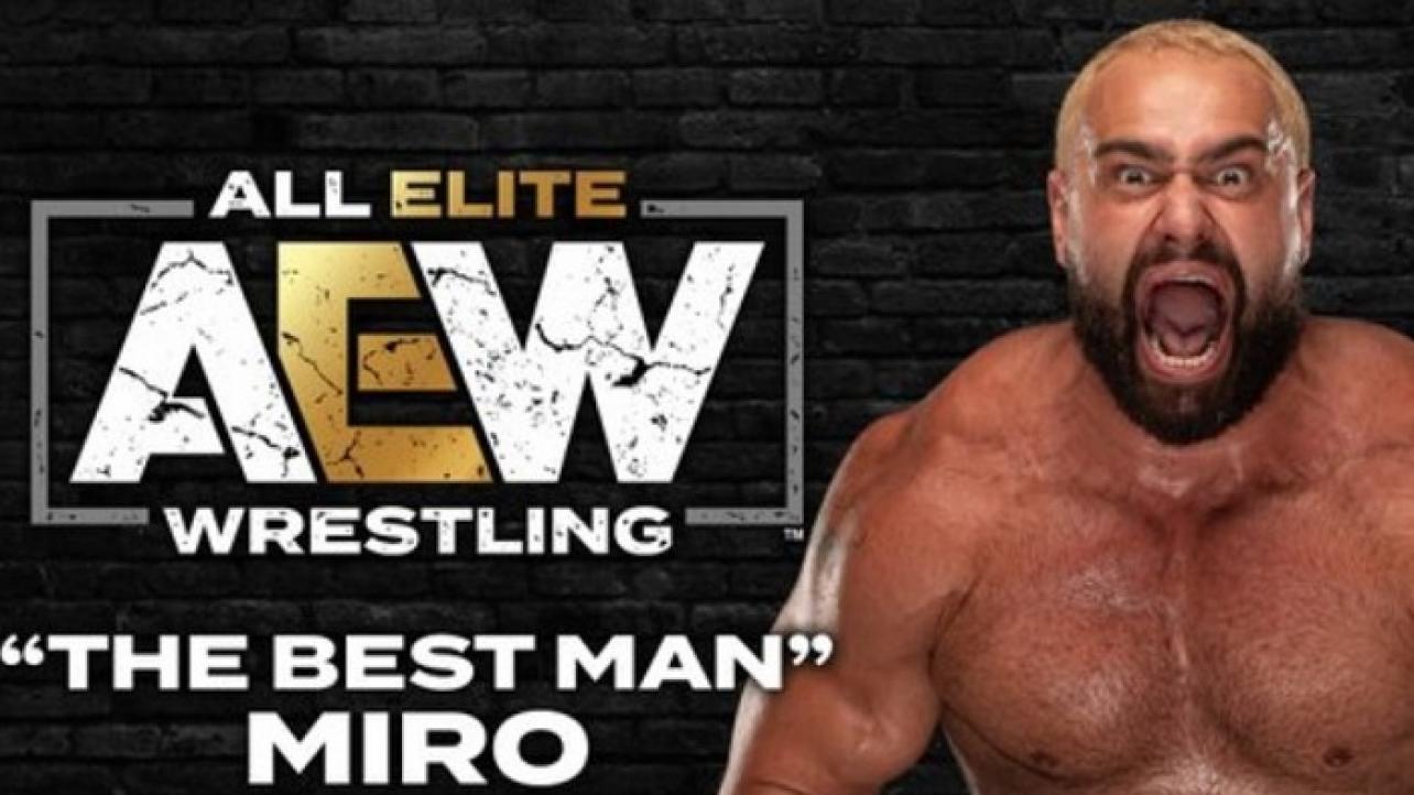 Update On Rusev Joining AEW As "The Best Man" Miro
