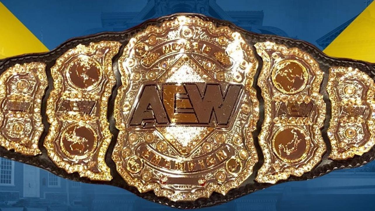 AEW World's Heavyweight Championship Belt Unveiled (Photos)