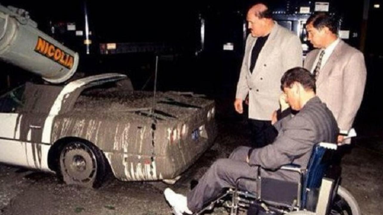 On This Day In WWE History 21 Years Ago -- The Infamous Austin-McMahon "Concrete Corvette" Segment (VIDEO)