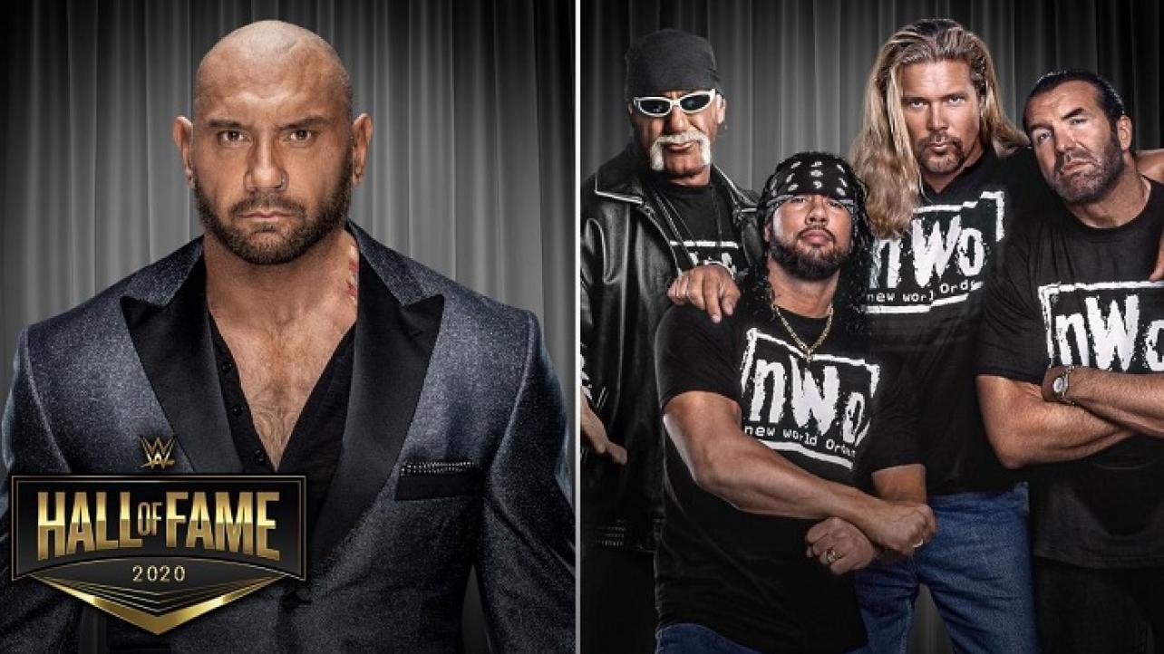 Batista & nWo Announced As 2020 Inductees Into WWE Hall Of Fame (12/9/2019)