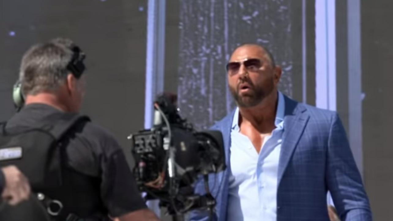 WATCH: Batista, Triple H & Others Practice WrestleMania Ring Entrances In New WWE Special (Video)