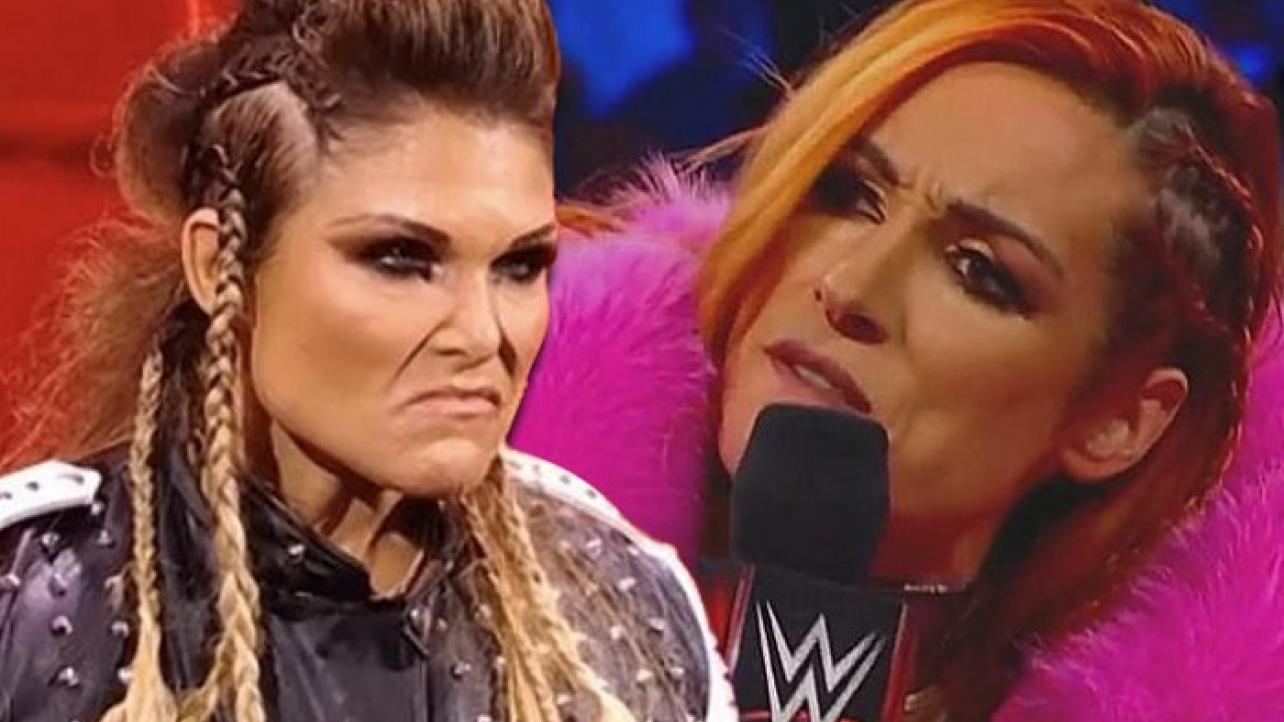 WWE star Becky Lynch throws down the gauntlet to Beth Phoenix and