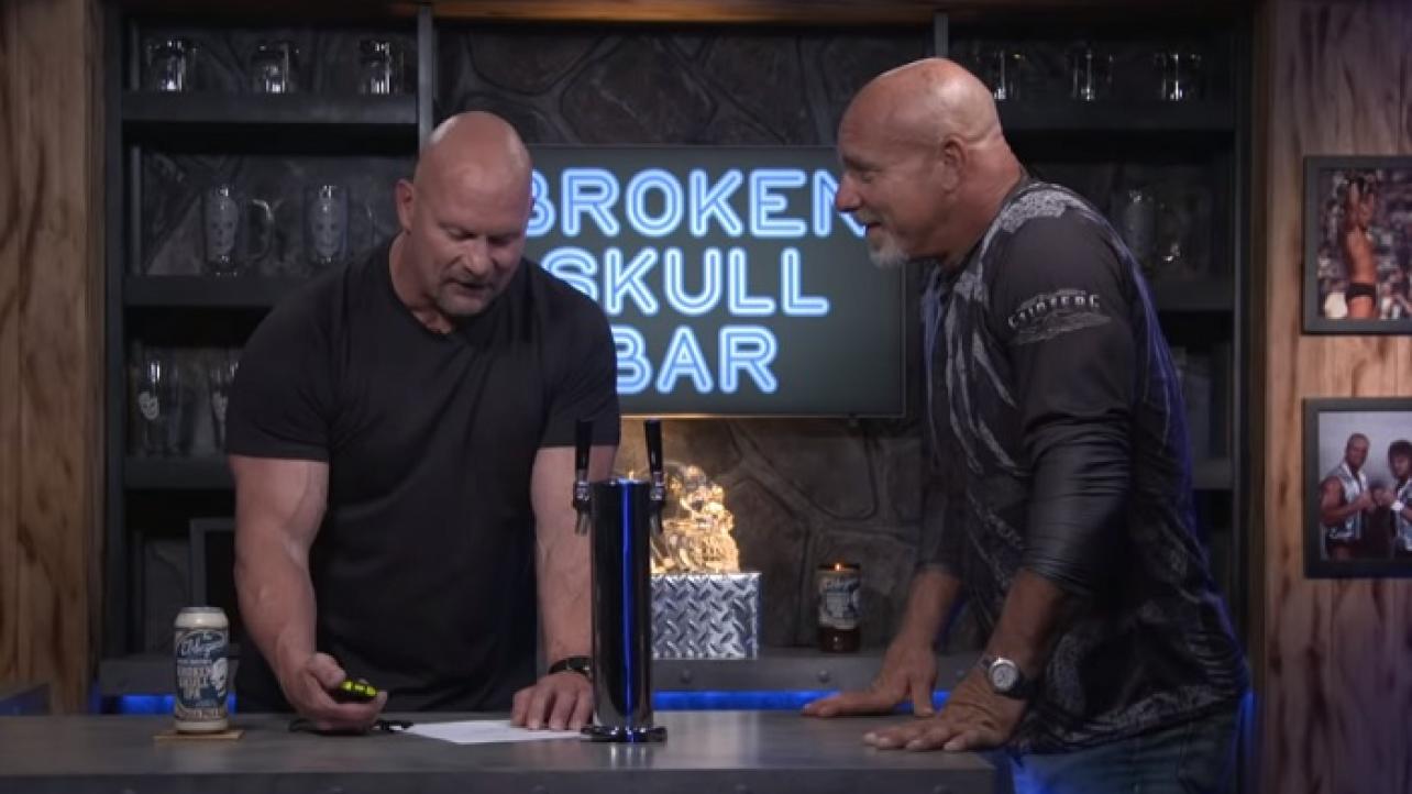 Bill Goldberg Steps Into The "Broken Skull Bar" With Steve Austin Ahead Of "The Broken Skull Sessions" (Video)