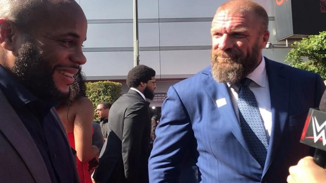 Triple H & Daniel Cormier Joke About Potential WWE Deal At 2019 ESPYS (7/11/2019)