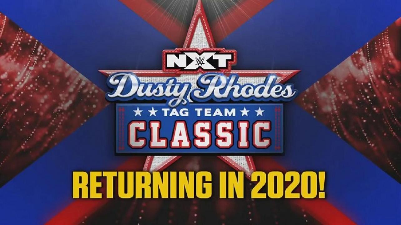 WWE NXT Announces Dusty Rhodes Tag-Team Classic Tournament Returning In 2020