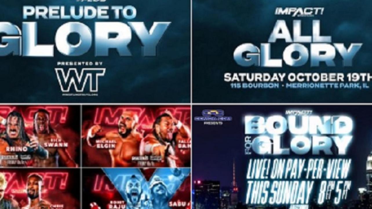 IMPACT Wrestling Bound For Glory 2019 Weekend: Prelude To Glory & All Glory Updates, More