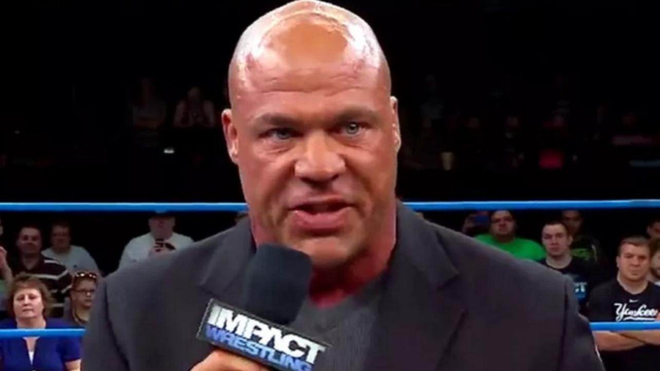 Kurt Angle Reflects On Working In Six-Sided Ring In IMPACT Wrestling