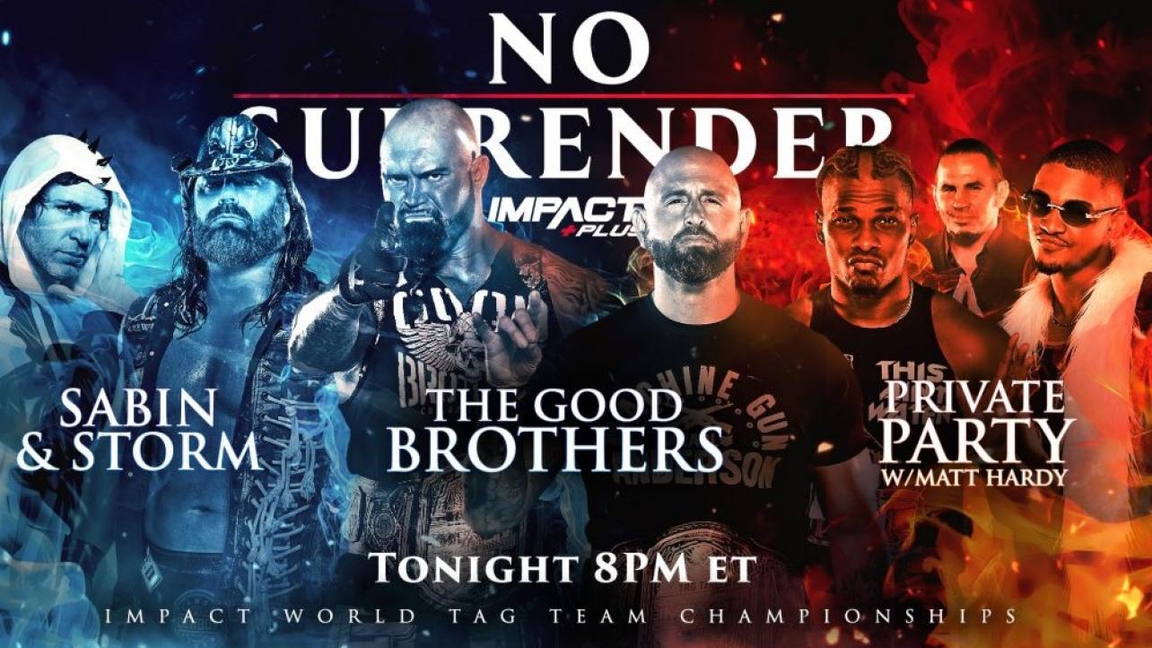 IMPACT Wrestling No Surrender 2021 Final Lineup For Tonight's Pay-Per-View