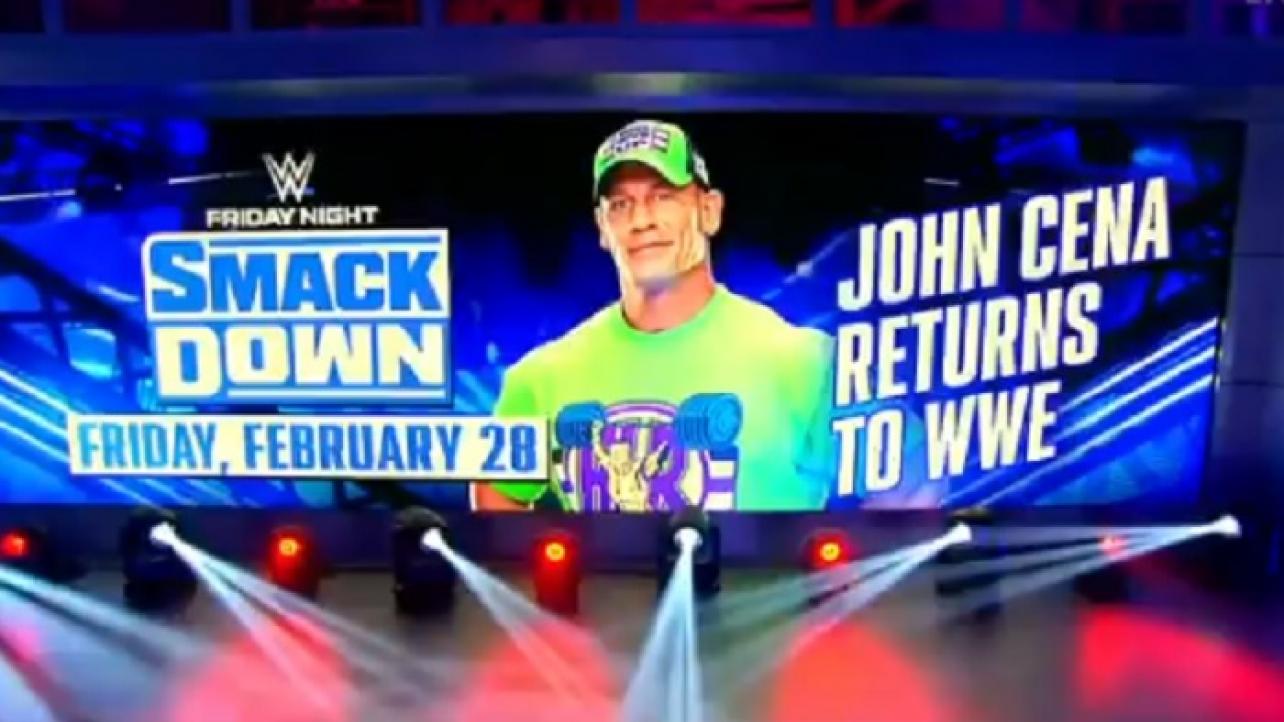 John Cena's WWE TV Return Date & Location Announced