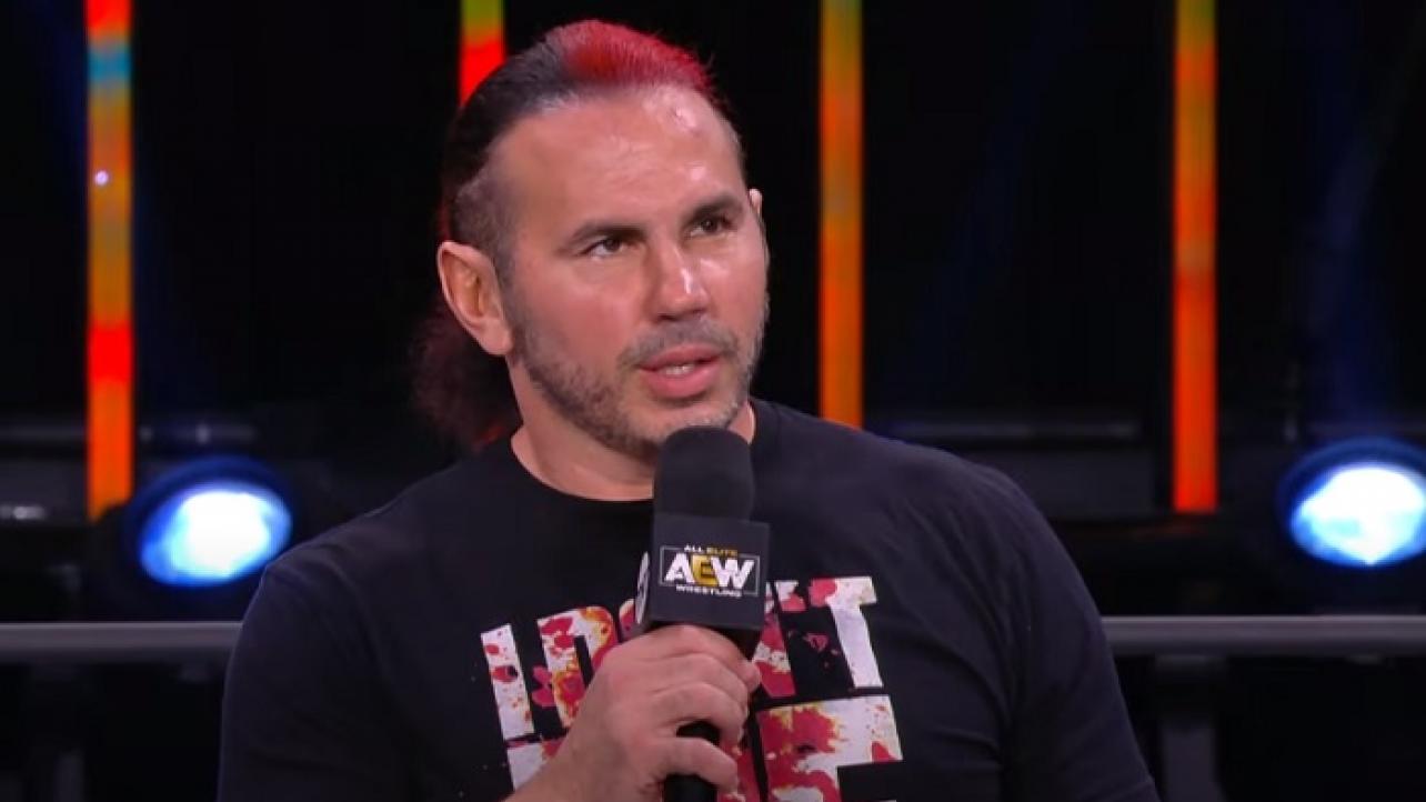 Matt Hardy Addresses ALL OUT Injury Scare On AEW Dynamite (VIDEO)