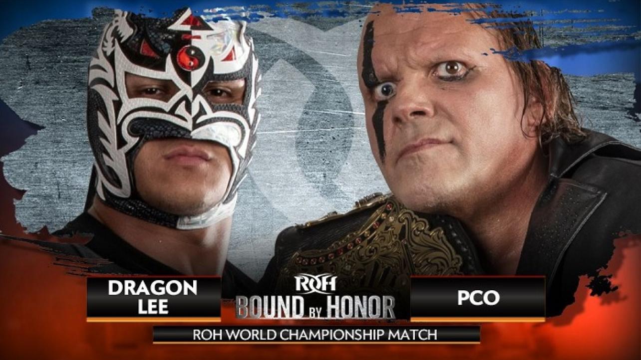 PCO vs. Dragon Lee Champion Versus Champion Match Set For ROH Bound By Honor On 2/28