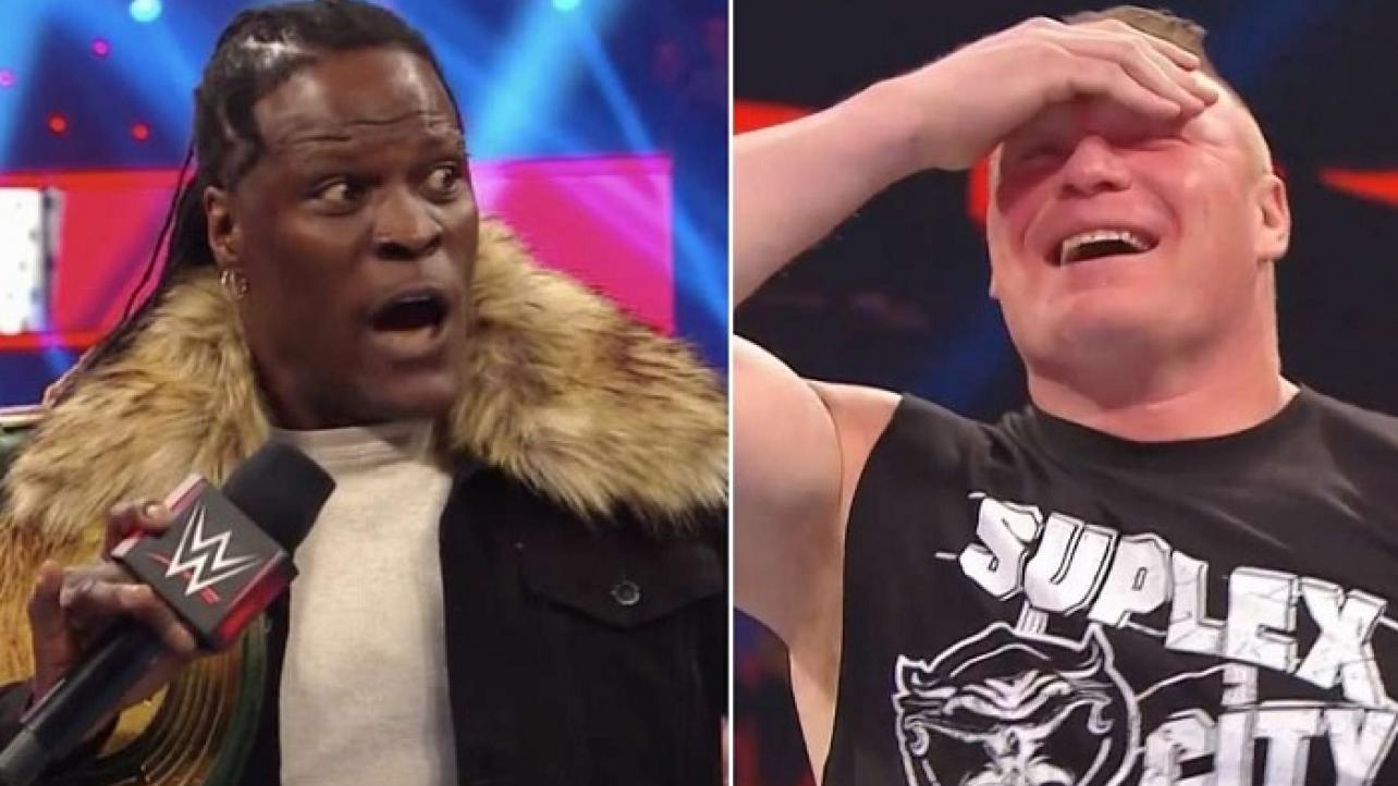 R-Truth Makes Brock Lesnar Laugh