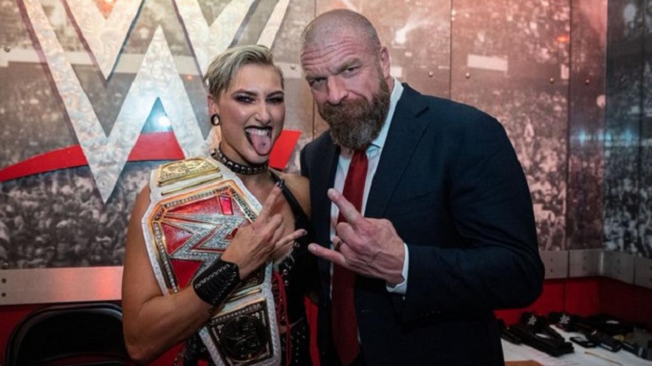Rhea Ripley Reveals It Was Triple H's Idea For All 3 WWE & NXT Women's Champions To Have Special Moment