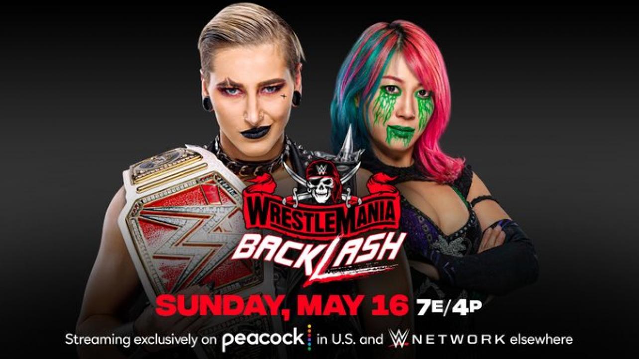 Rhea Ripley vs. Asuka For Raw Women's Title Announced For WWE WrestleMania Backlash 2021 PPV