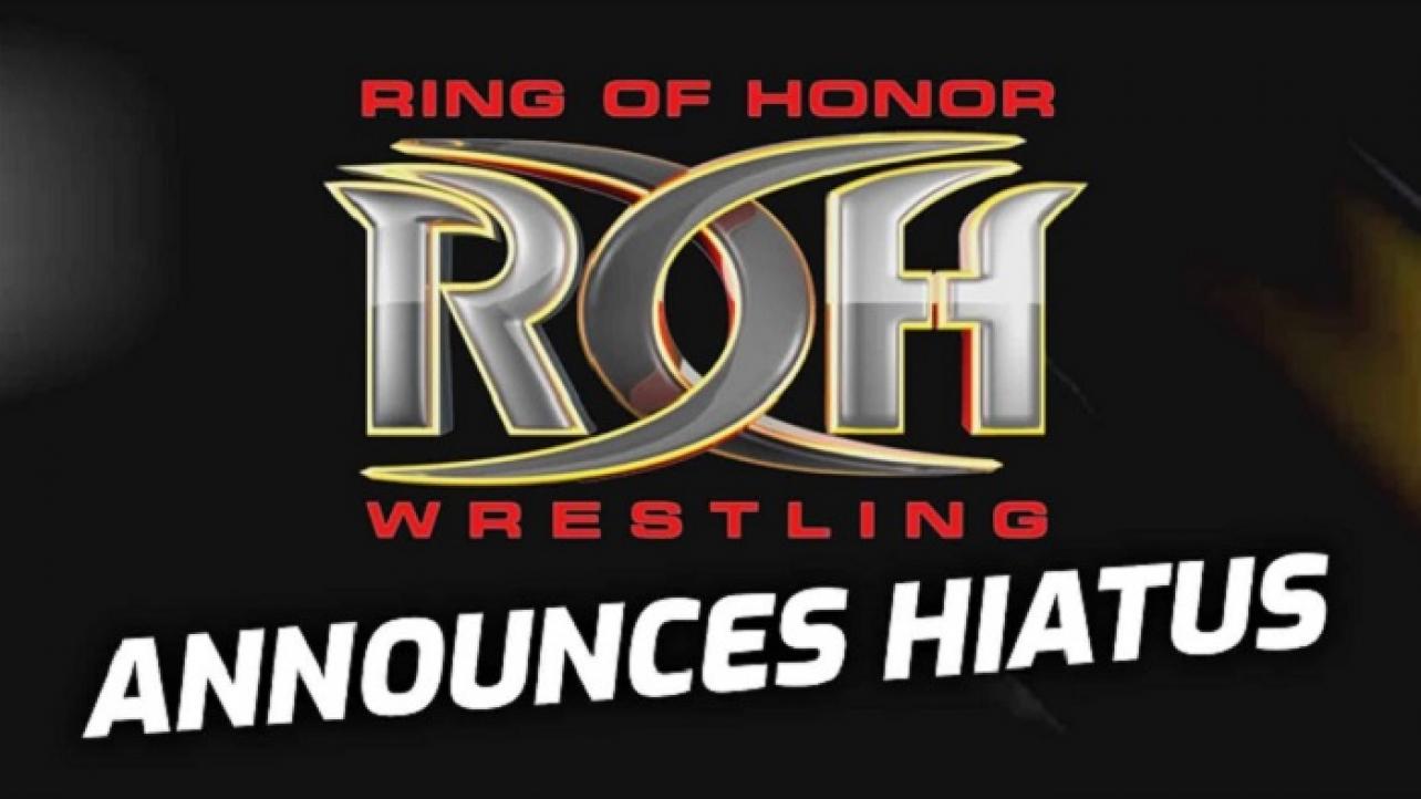 ROH Announces Hiatus