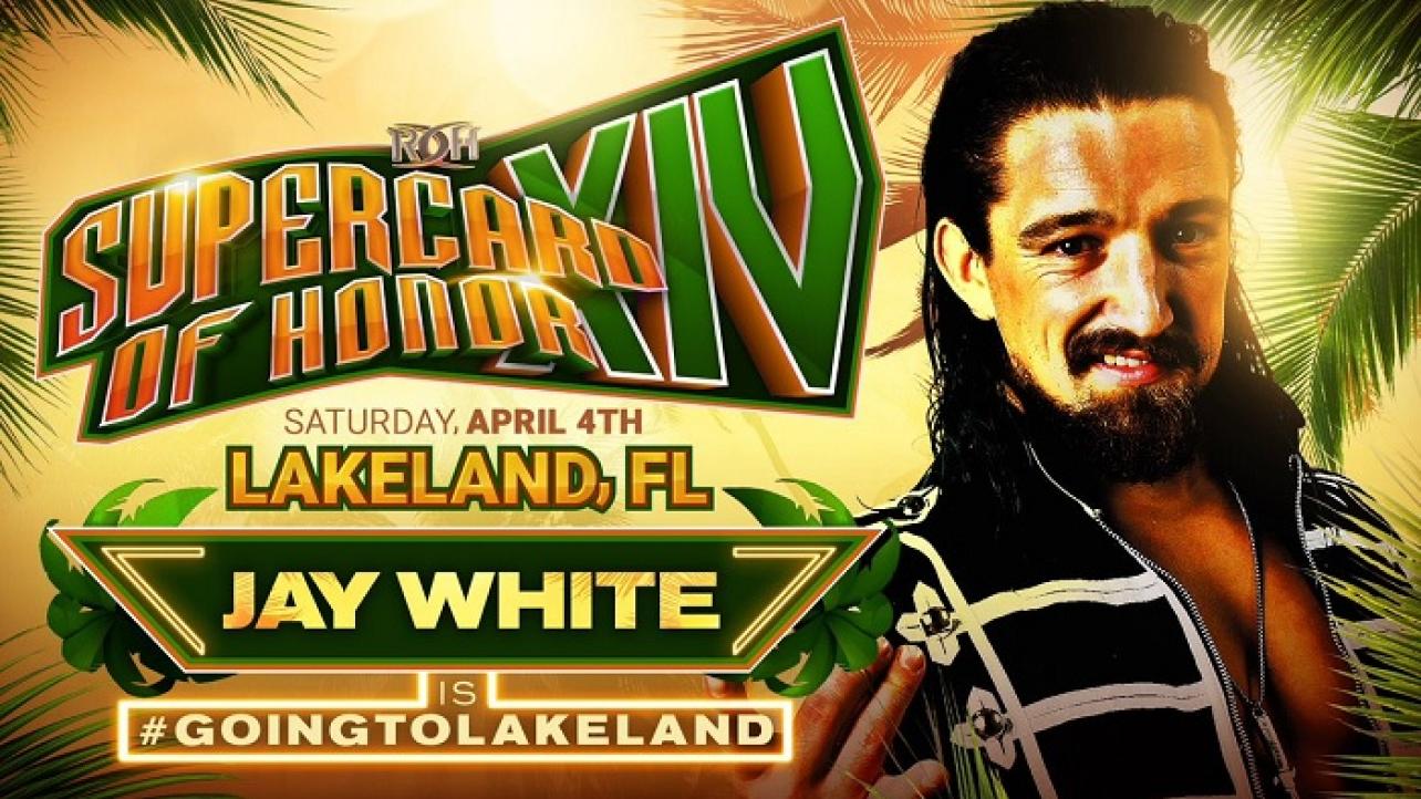 Jay White Announced For ROH Supercard Of Honor XIV