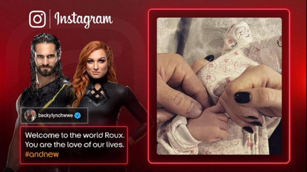 WWE Congratulates Becky Lynch, Seth Rollins On Birth Of Their Daughter Roux, More Baby Photos Released