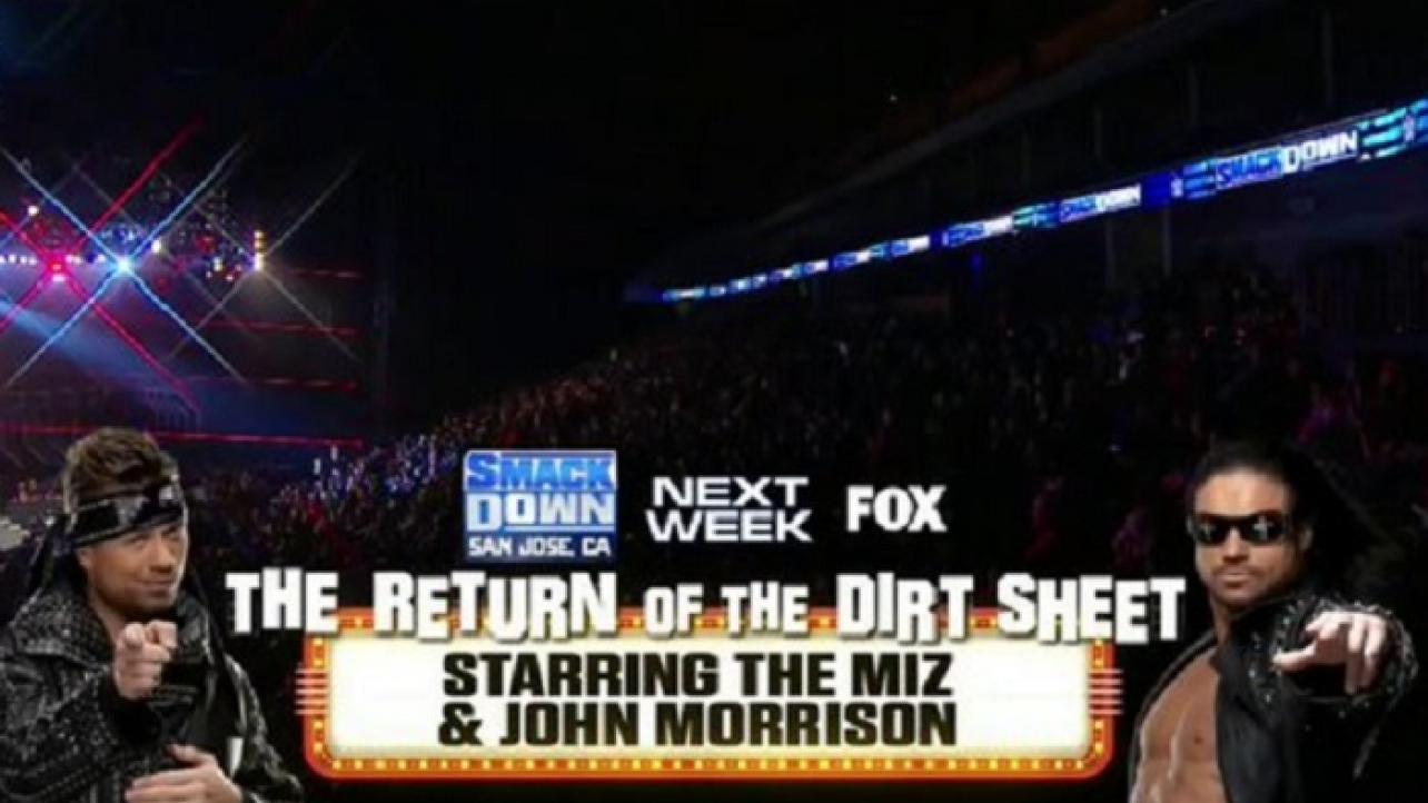 The Dirt Sheet Returning On Next Week's WWE Friday Night SmackDown