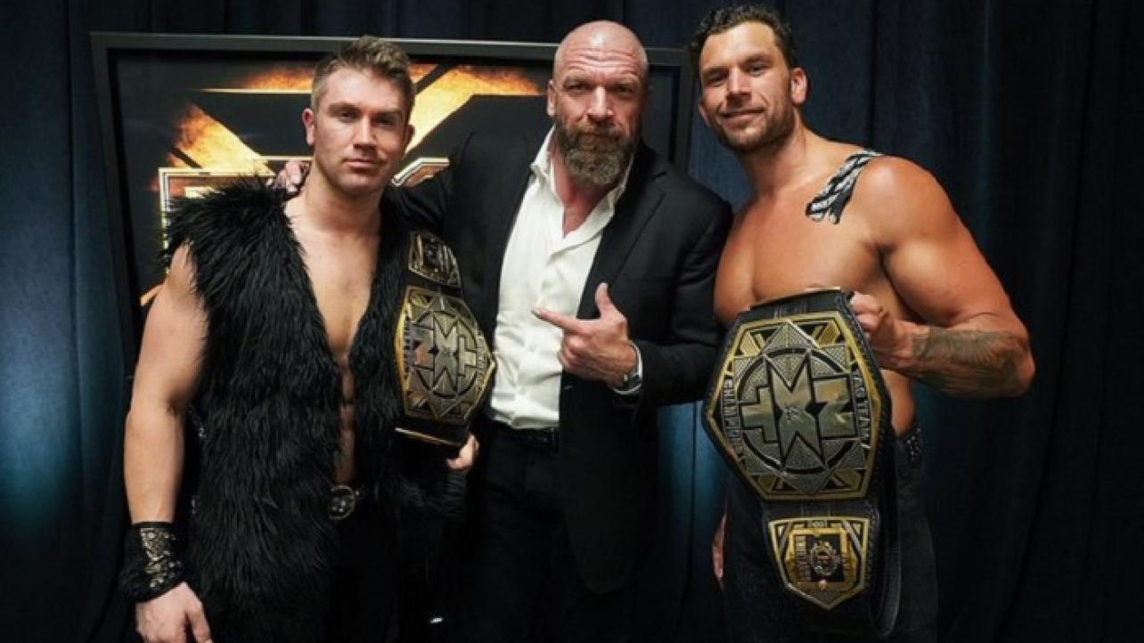 Triple H Gives Thoughts On New NXT Champions, New Title-Holders Get Custom Side Plates
