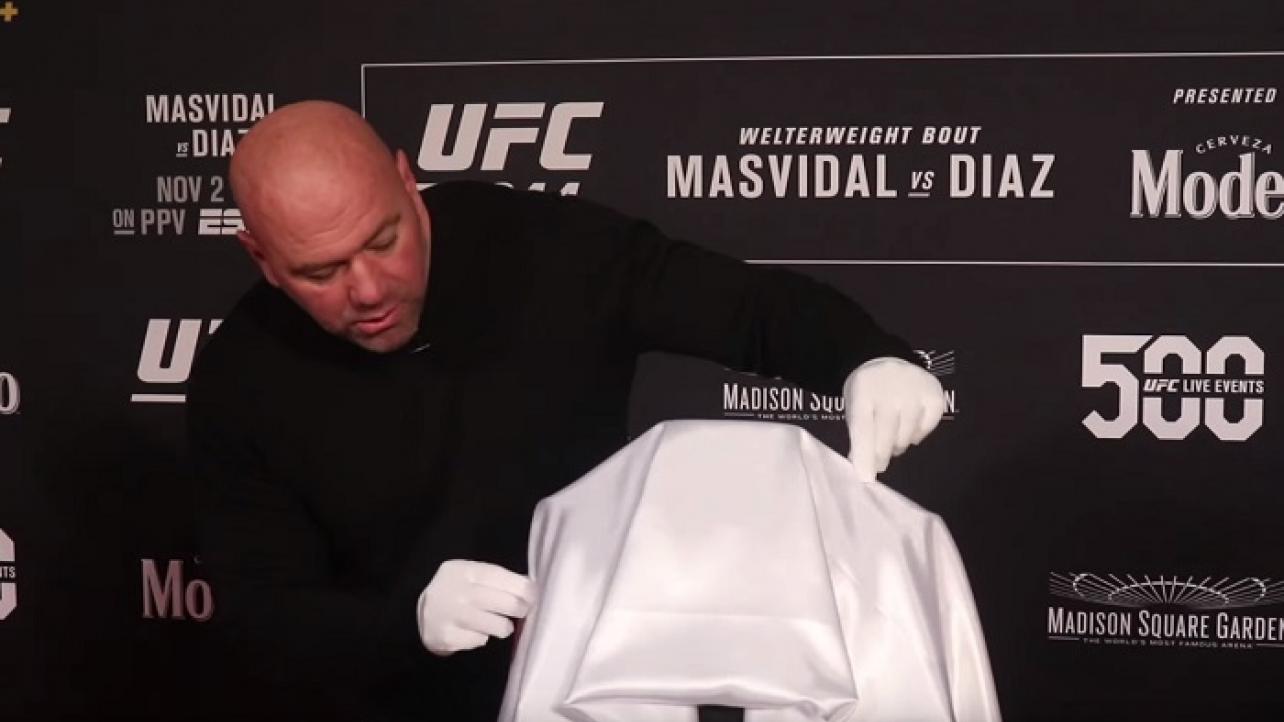 UFC Unveils BMF Title Belt Ahead Of UFC 244: Masvidal vs. Diaz Show At MSG (VIDEO & PHOTOS)