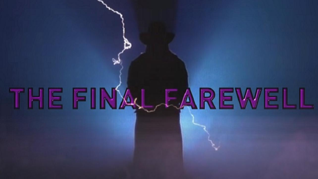 Undertaker "Final Farewell" *SPOILERS* For WWE Survivor Series (11/22/2020)