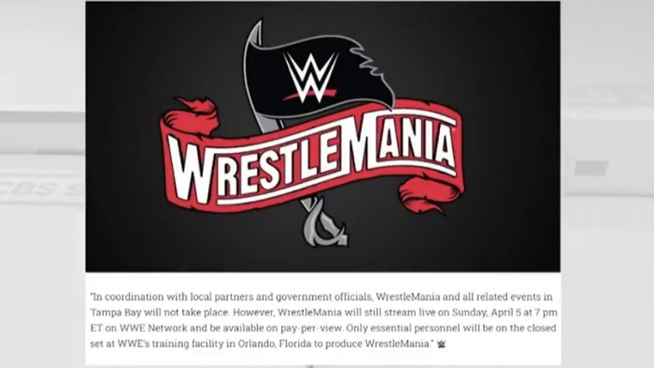 WWE Confirms WrestleMania 36 Has Been Relocated To Empty Arena At WWE PC