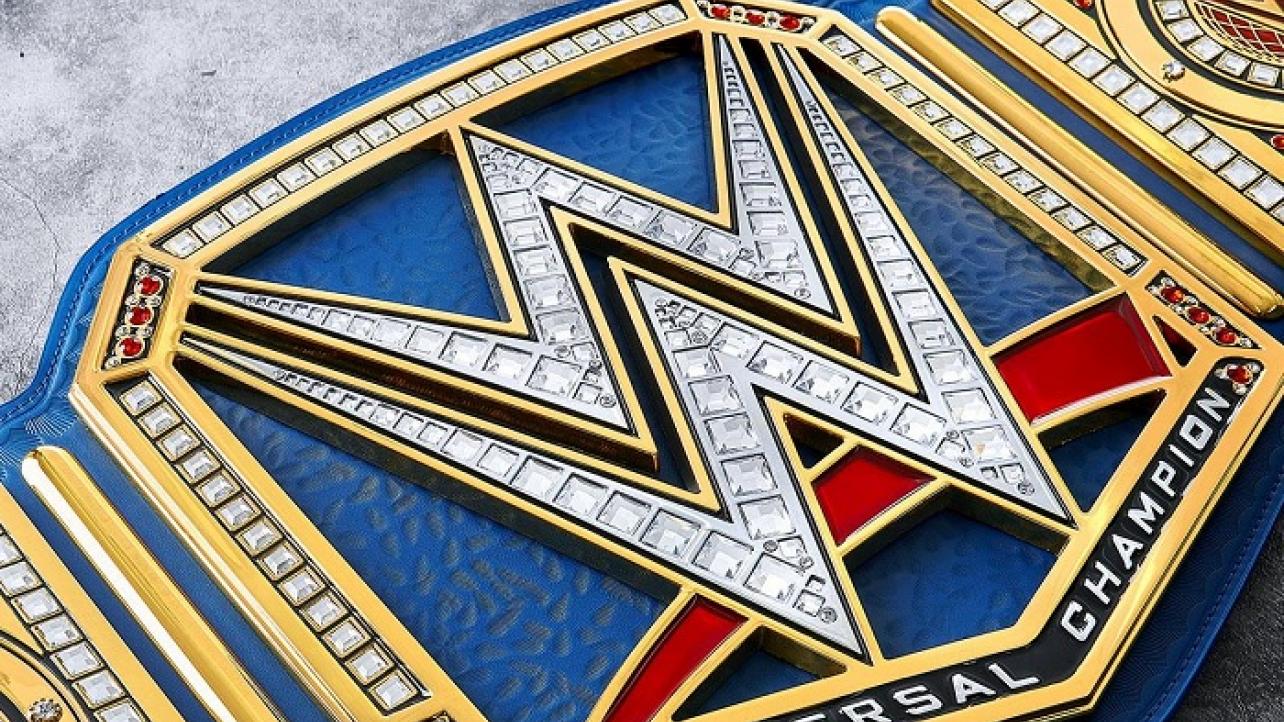 WWE Shop Selling "Blue SmackDown Universal Title For $422.99" (11/18/2019)
