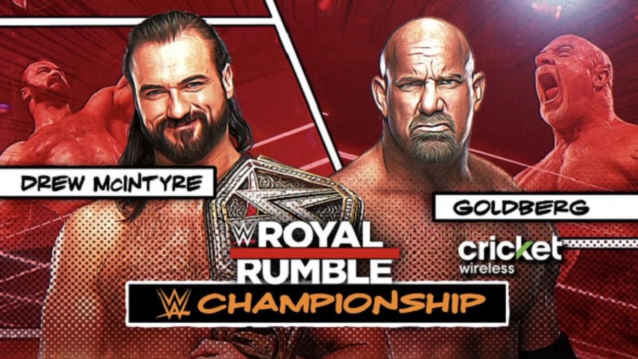 WWE Going Ahead With Drew McIntyre vs. Goldberg For WWE Championship At Royal Rumble PPV