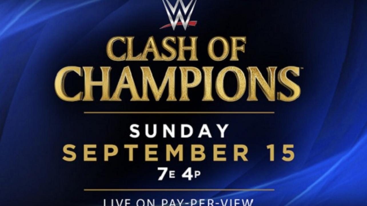 WWE Clash Of Champions 2019 PPV Update (8/31)