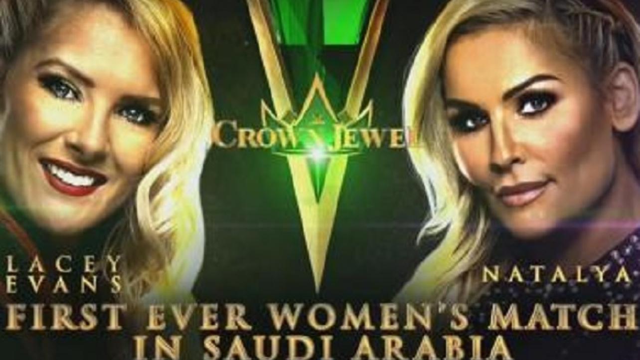 WWE Crown Jewel To Feature First-Ever Women's Match In Saudi Arabia History (10/30/2019)