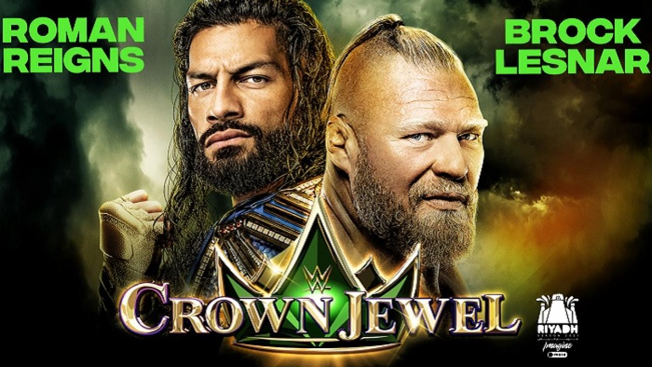 Roman Reigns vs. Brock Lesnar At WWE Crown Jewel 2021