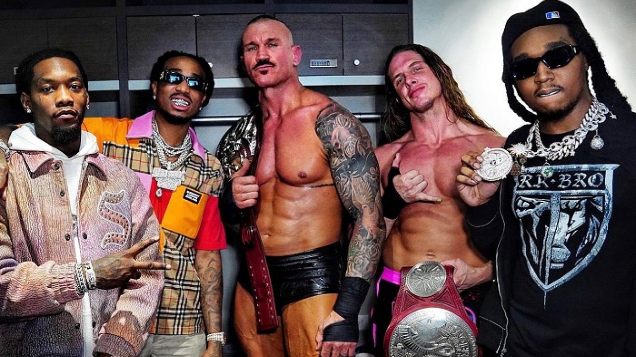 Migos with RK-Bro at WWE Day 1 (1/1/2022)