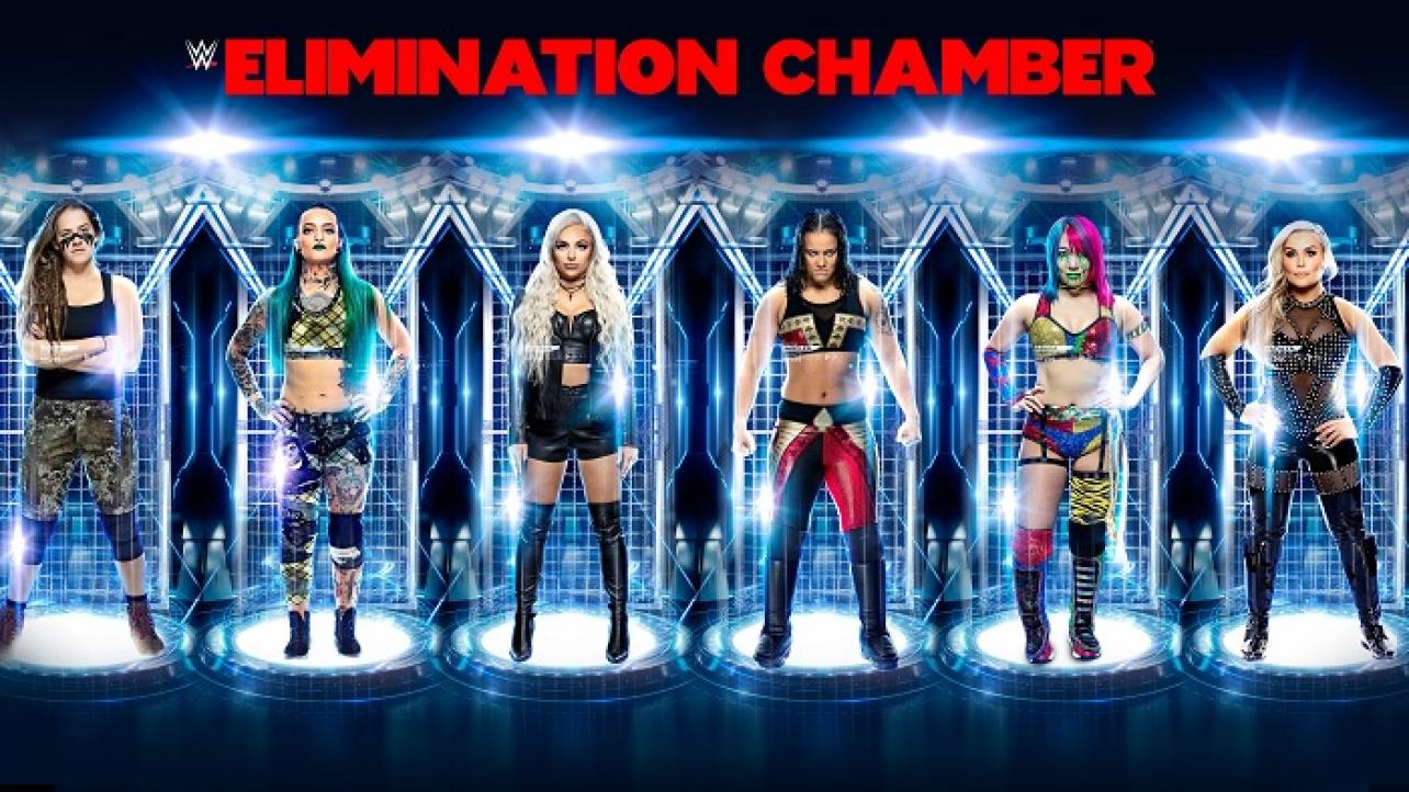 WWE Women's Division On Display For International Women's Day At Elimination Chamber In Philadelphia, PA.