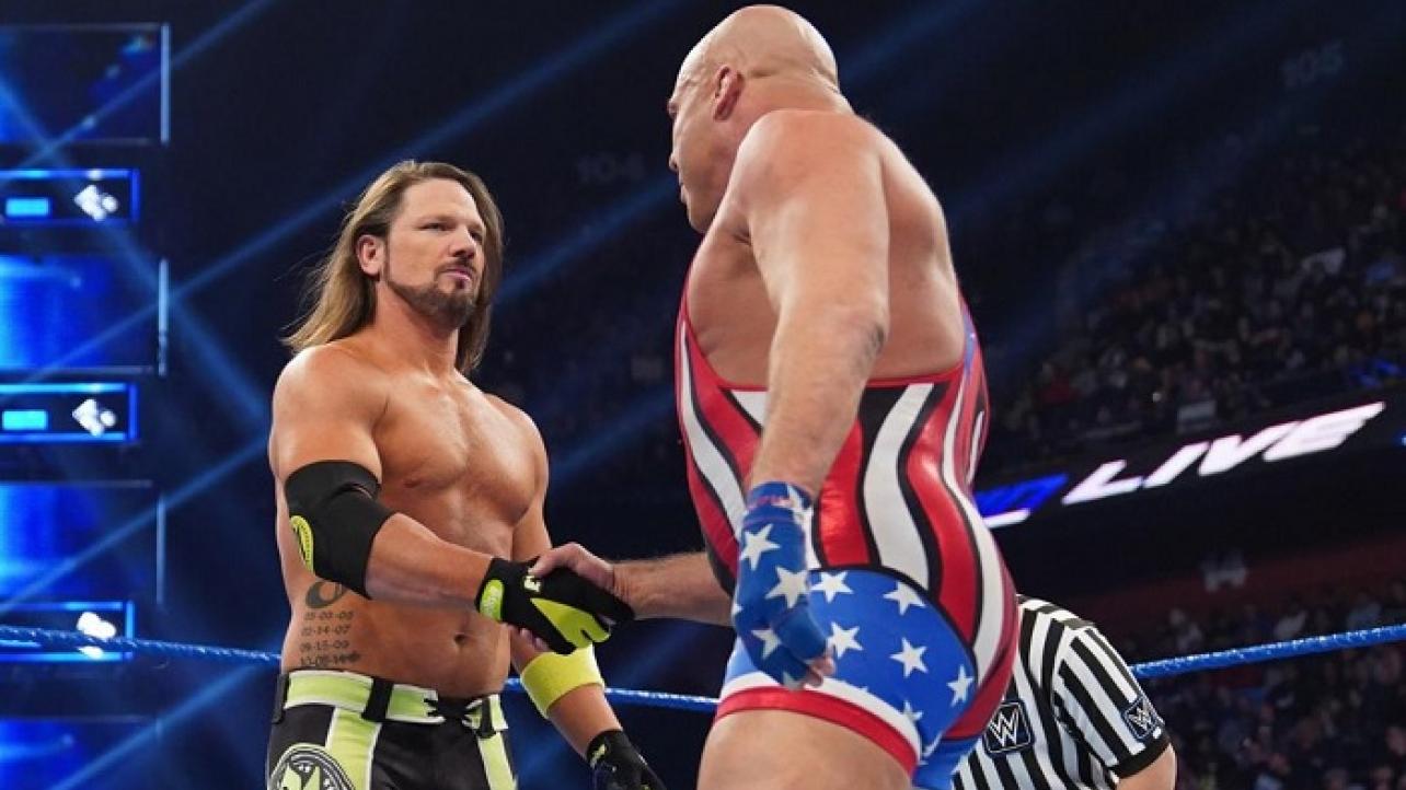 Kurt Angle Offers High Praise To AJ Styles, "Utterly Amazed" Watching Him On SmackDown This Week