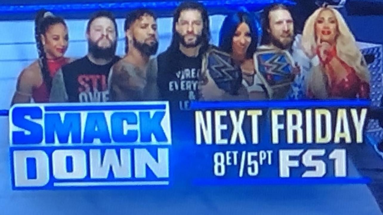 WWE TLC 2020 "go-home show" for SmackDown to air on FS1 next Friday