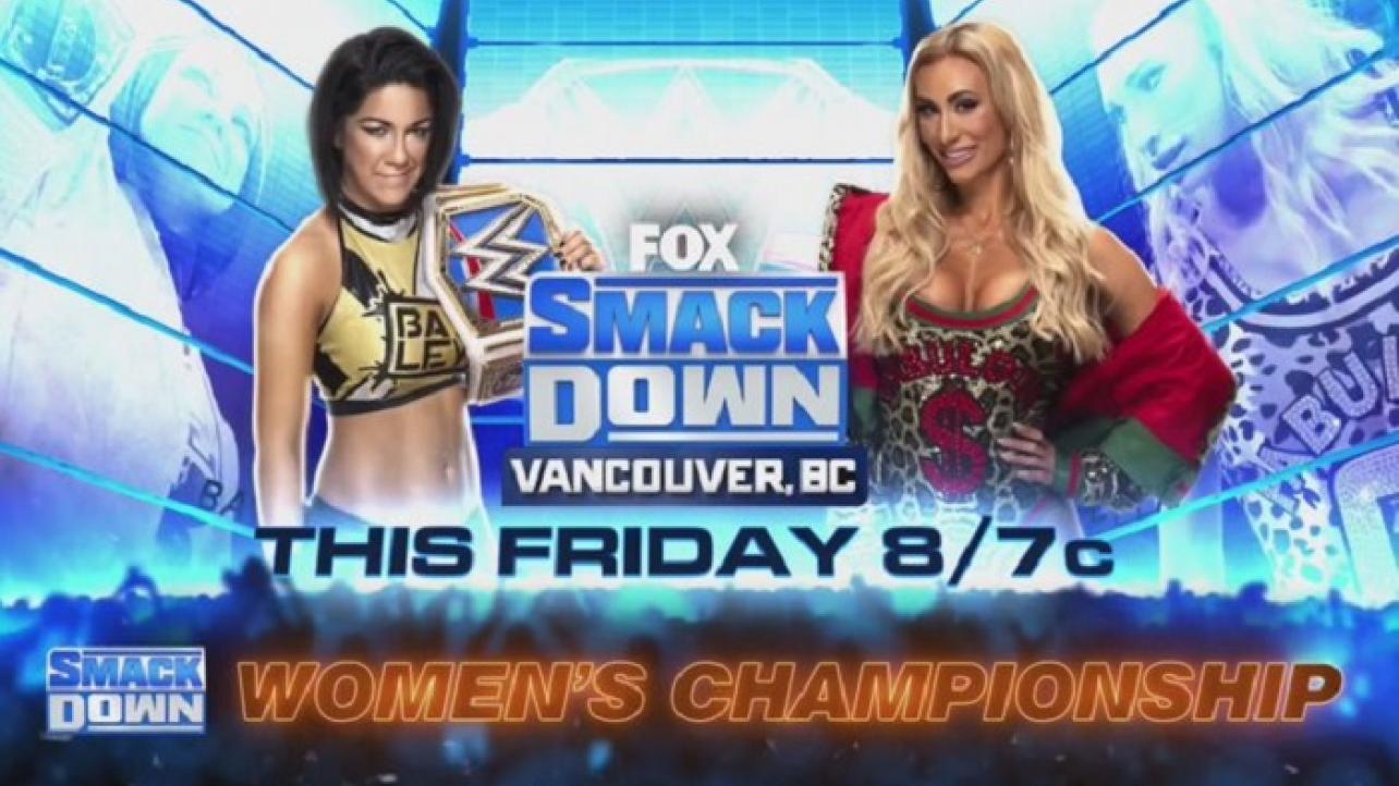 WWE Friday Night SmackDown Women's Title Match Announced